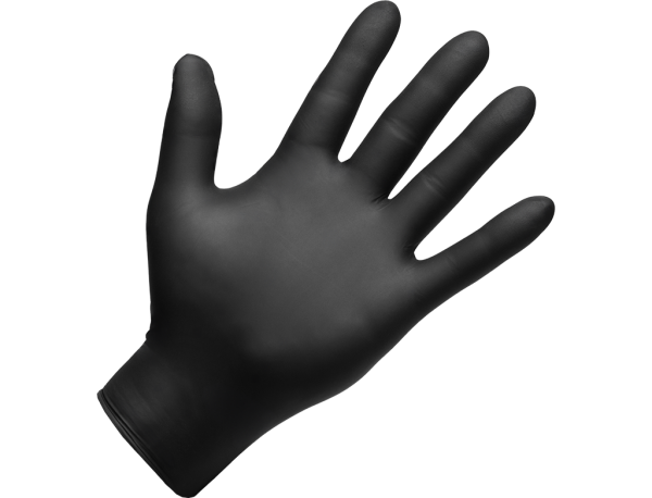 Naturex Nitrilhandschuhe 626 schwarz L