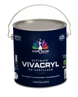 VIVACOLOR VIVACRYL Aqua PU-Seidenmattlack weiss 2,5 l