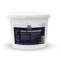 VIVACOLOR Silikat Fassadenfarbe 15l weiss