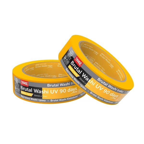 Brutalband 90 Tage UV (Washi-Papier) 30mm x 33m
