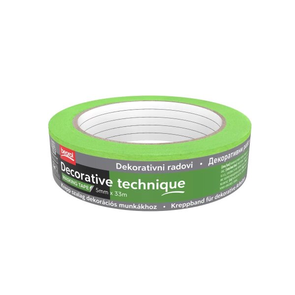 Abdeckband für Dekorationsarbeiten 5mm x 33m