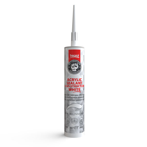 Acryl-Dichtmasse Sandstruktur 280 ml