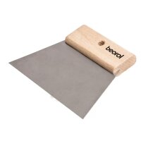 Spachtel mit kurzem Holzgriff 180 mm ohne Zähne