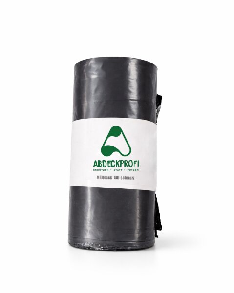 Müllsäcke 40l 15/1 schwarz - 25Stk./Karton