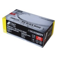 Nitril Einweghandschuhe schwarz L / 200Stk.