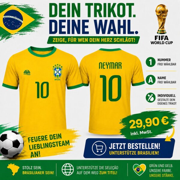 Brasilien Trikot - WM 2026