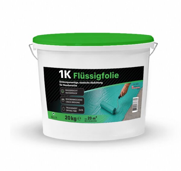 Flüssigfolie 1K - 20kg - Einkomponentige elastische Abdichtung